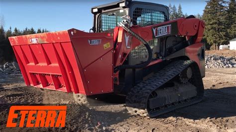 skid steer concrete crusher bucket|stone crushers for skid steers.